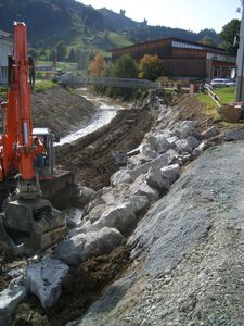 Wasserbau Baustelle