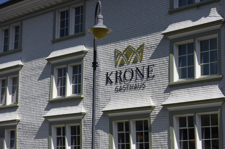 Häuserfassade Gasthaus Krone