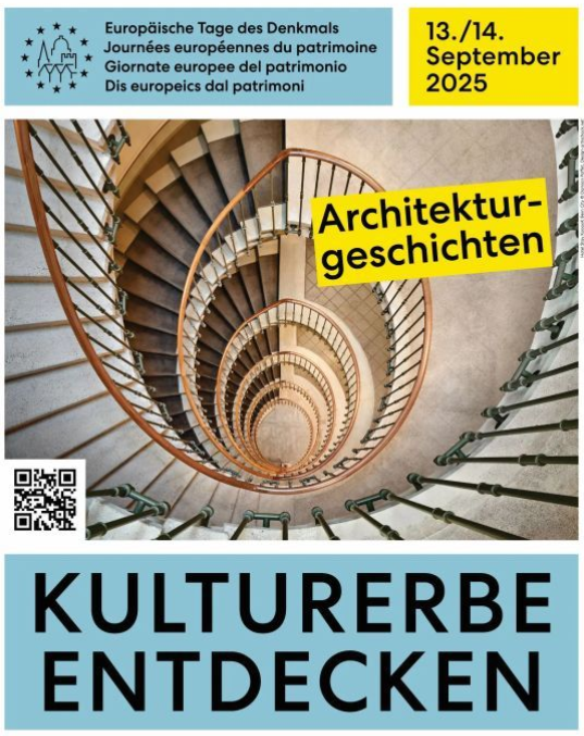Flyer der Tage des Denkmals 2025